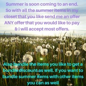 Summer is almost over